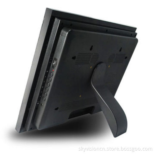 19-inch LED digital photo frame with 4:3 ratio, table stand
